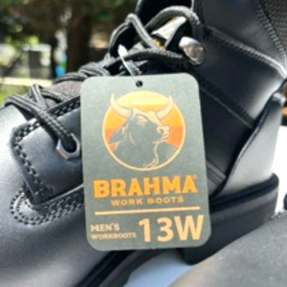 Size: 13 {Wide} Steel Toe Work & Safety Boots . Brahma . New in the Box